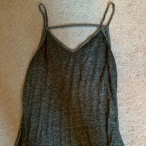 Army green tank top